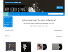 Tablet Screenshot of jazzrecordrevival.com